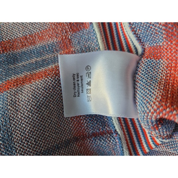 Veronica Beard Rayon Blend‎ Plaid Sweater Vest Top Shoulder Pads Small - Picture 10 of 10